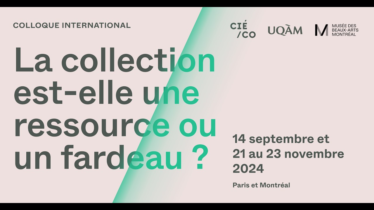 Colloque « La collection est-elle une ressource ou un fardeau ? », Montréal, 22 nov. 2024, partie 4
