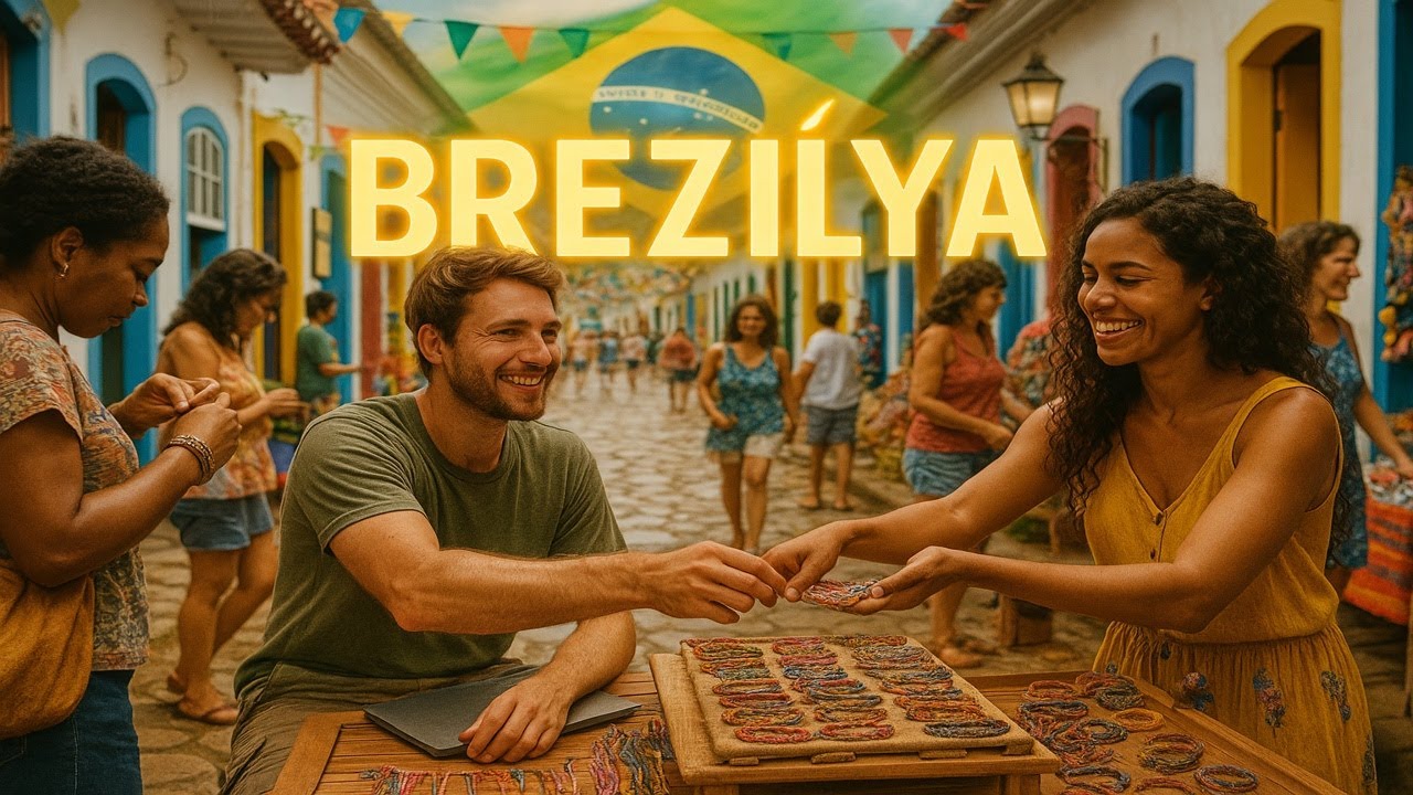 #1S/3B🇧🇷 BREZİLYA SOKAKLARINDA BİLEKLİK VE CROP SATIYORUM !
