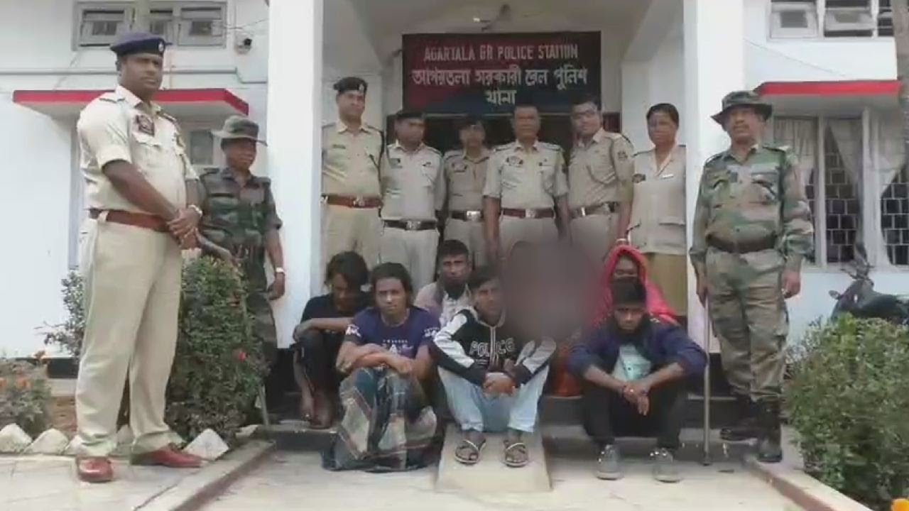 Agartala Rail Stationo GRP Police ni Yago Romjakha Raida Chaya Khlaioi Phainai Khoroksni Bangladeshi