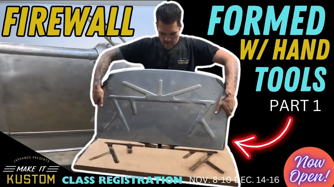 MAKING a Wood HAMMER Formed Firewall - BEADROLLING Can't Do THIS!