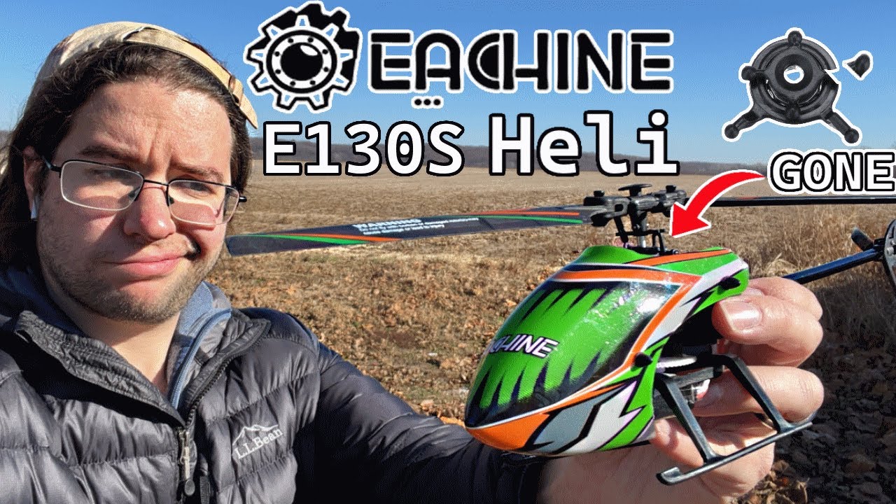 Eachine 130S Flybarless RC Heli // Nice While It Lasted...