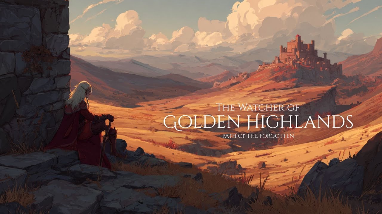 Medieval Fantasy for Calm, Focus & Quiet Power | The Watcher of Golden Highlands