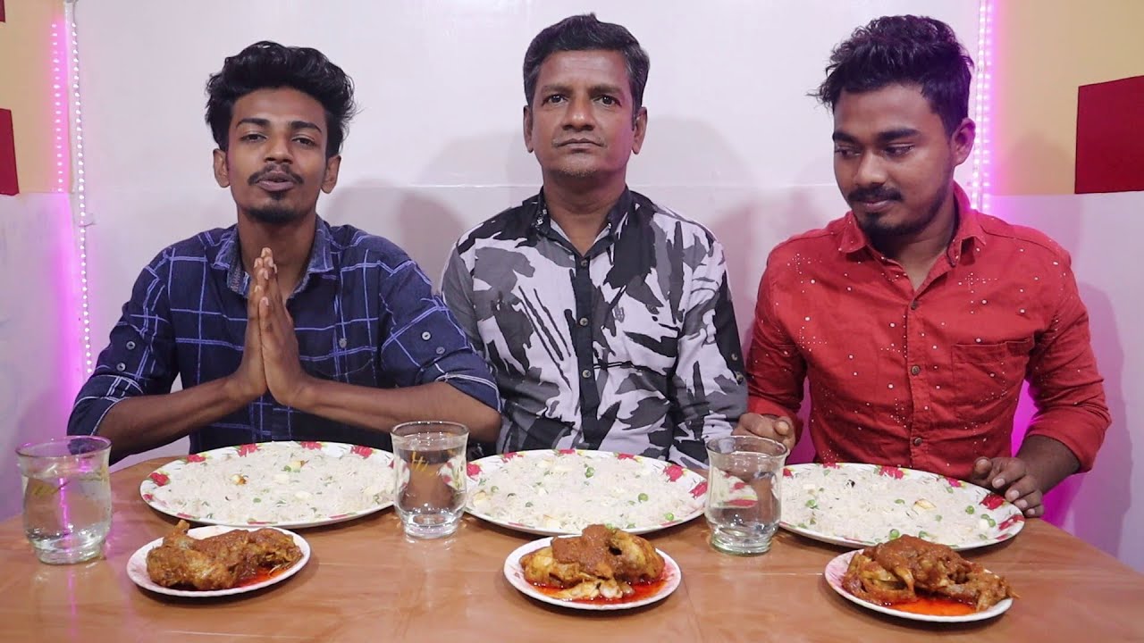 Paneer Pulao & Chicken Kosha Challenge with Dad & Prasenjit | Best Indian Spicy Food
