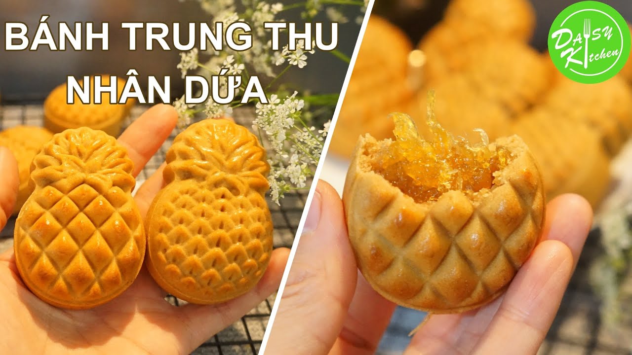 Bánh Trung Thu Nhân Dứa Thơm Ngon Tại Nhà – Pineapple Mooncake Recipe – Homemade Mid-Autumn Cake