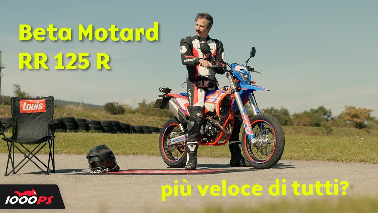 Più veloce del KTM SMC - R?  Beta RR 125 Motard cronometrato in pista motard 1000PS