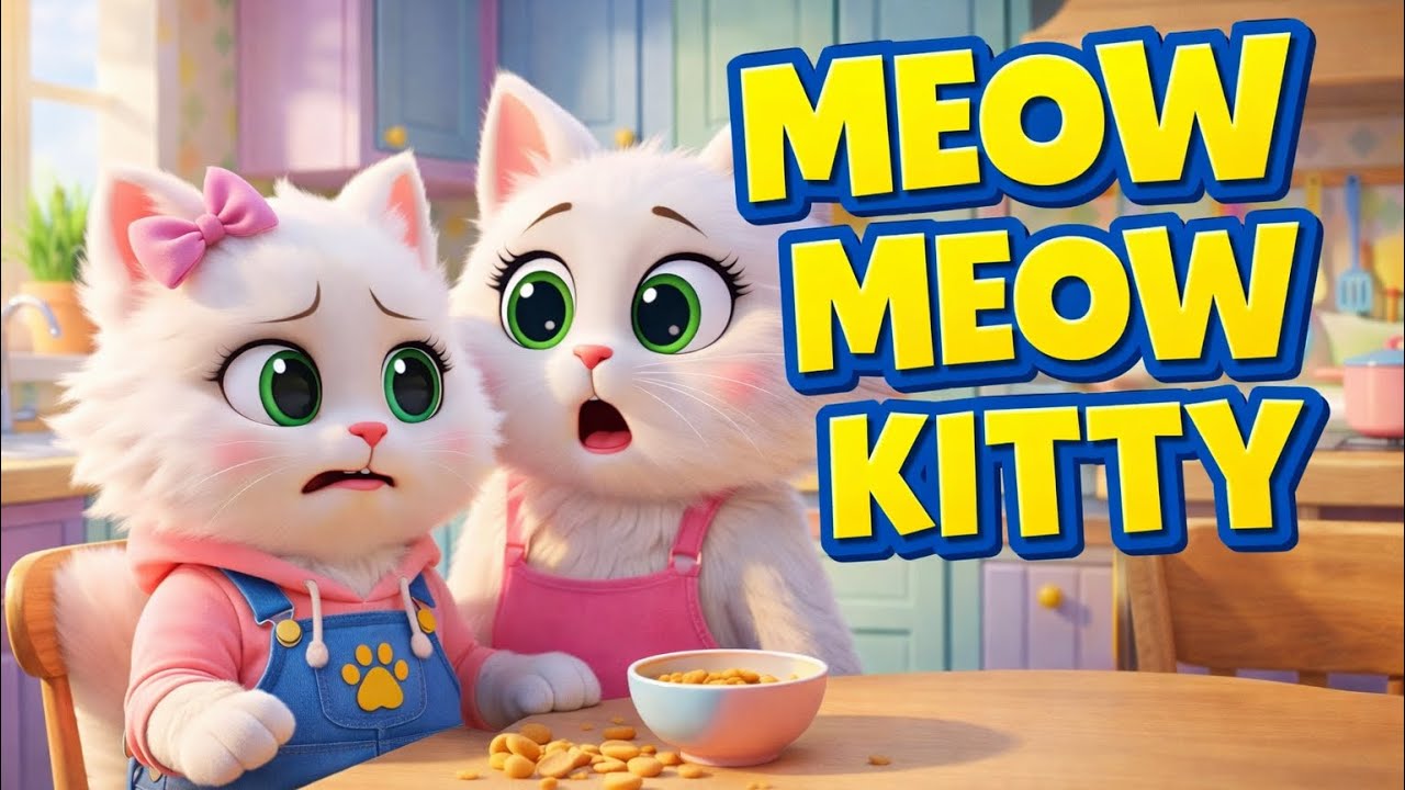 ਮਿਉਂ ਮਿਉਂ ਬਿੱਲੀ ਰਾਣੀ 🐱 | Meow Meow Kitty | Punjabi Nursery  Kids Song | Cute Cat |@gugumugubache