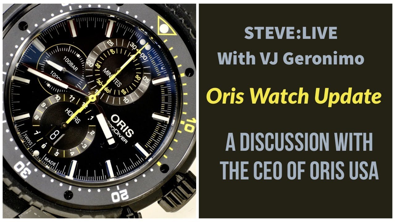 STEVE:LIVE -- Meet VJ Geronimo, Oris USA CEO