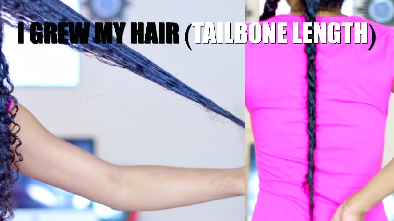UPDATE: I Grew My Natural Hair to Tailbone Length?! + DIY Growth Oil