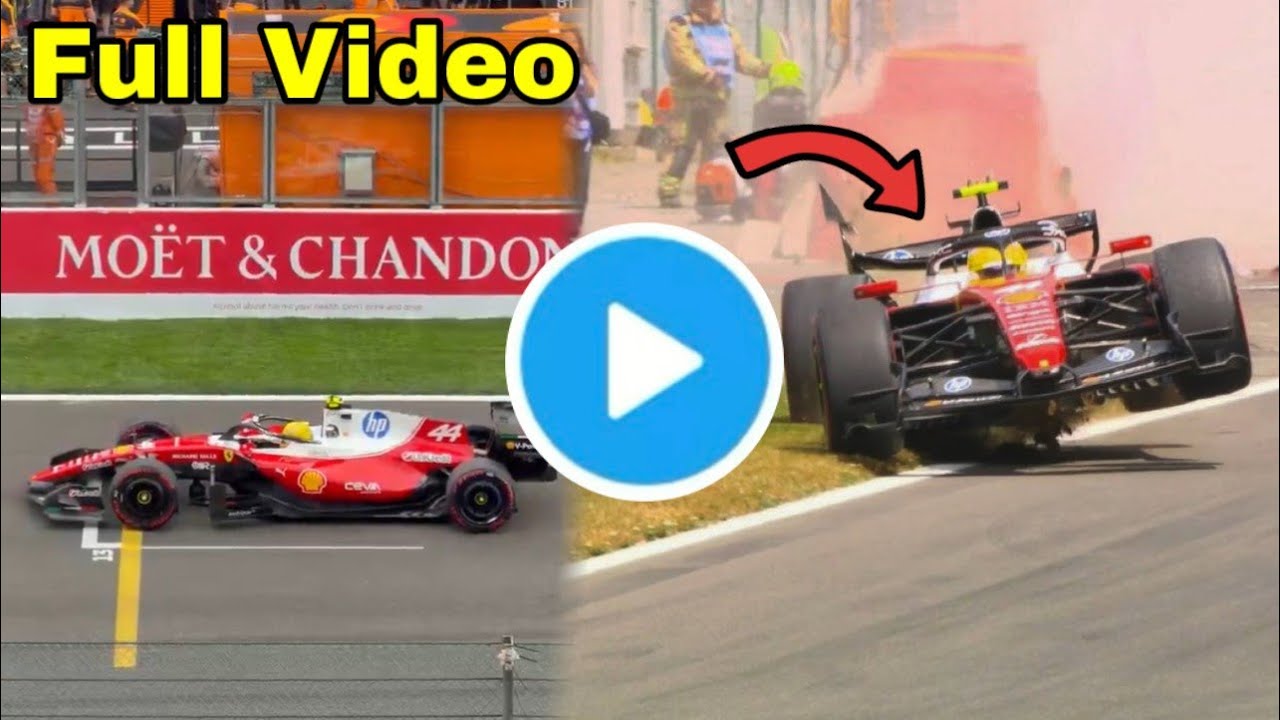 Lewis Hamilton Massive FP3 Crash at Spa 2026! Ferrari Destroyed Before Belgian GP Qualifying
