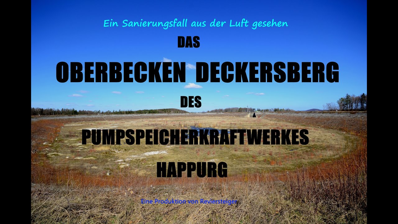 Oberbecken Deckersberg des Pumpspeicherkraftwerkes Happurg