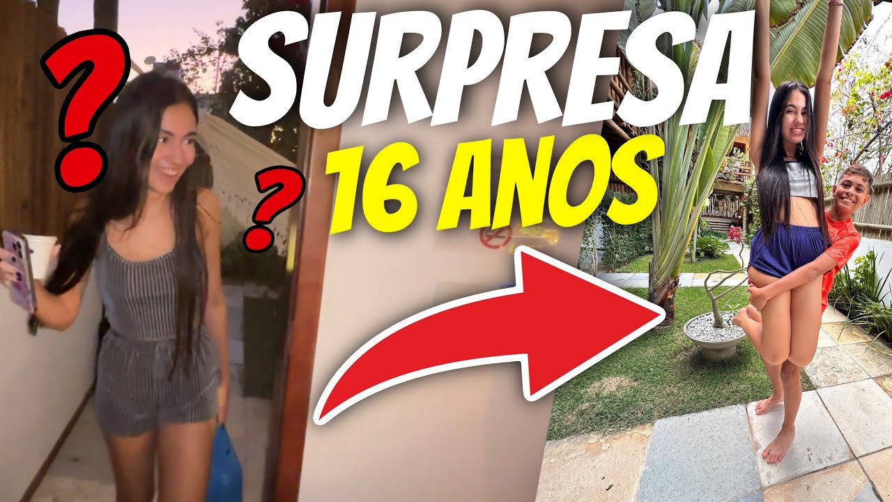 Surpresa de Aniversário!! Meus 16 Anos 😱 Rotina VLOGZÃO REALZÃO * video 45Min SEM NENHUMA EDIÇÃO 😅