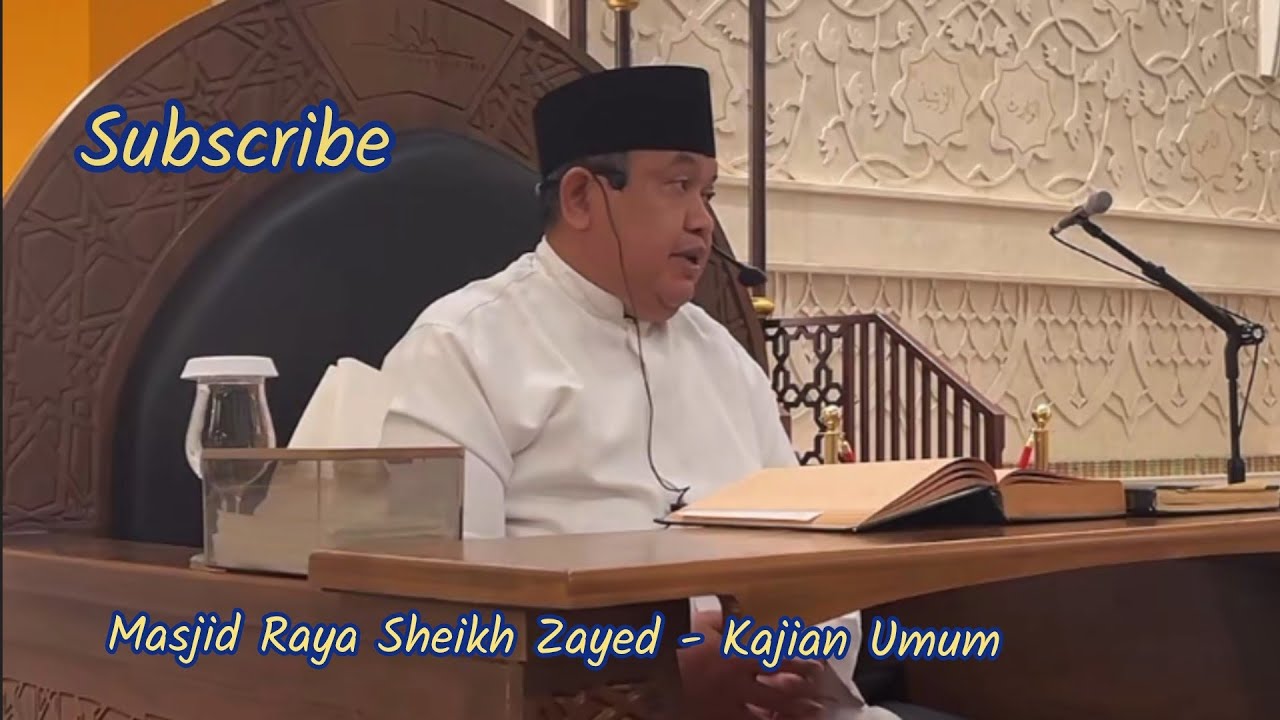 Kajian Rutin Masjid Raya Sheikh Zayed