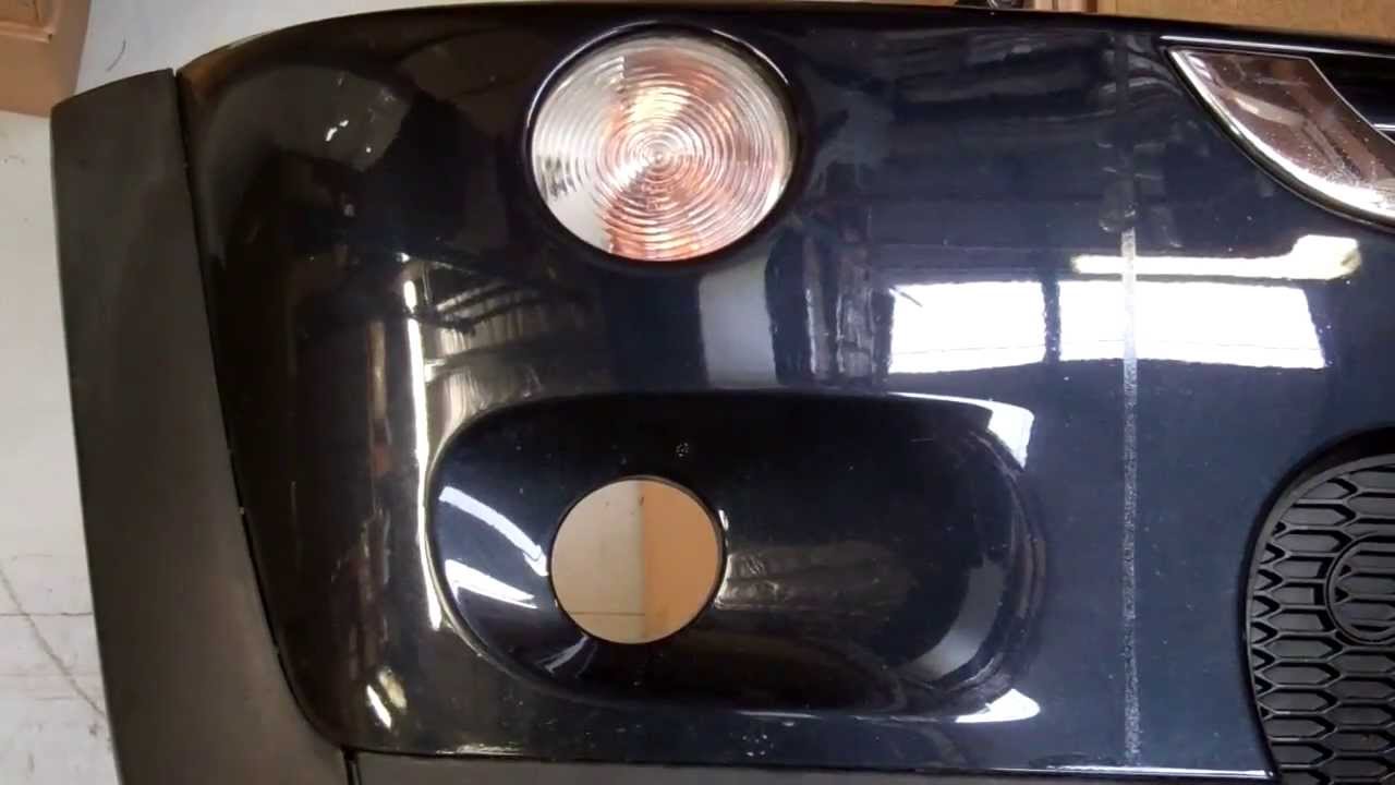 How to change the front bumper side light / indicator lamp assembly on a BMW Mini