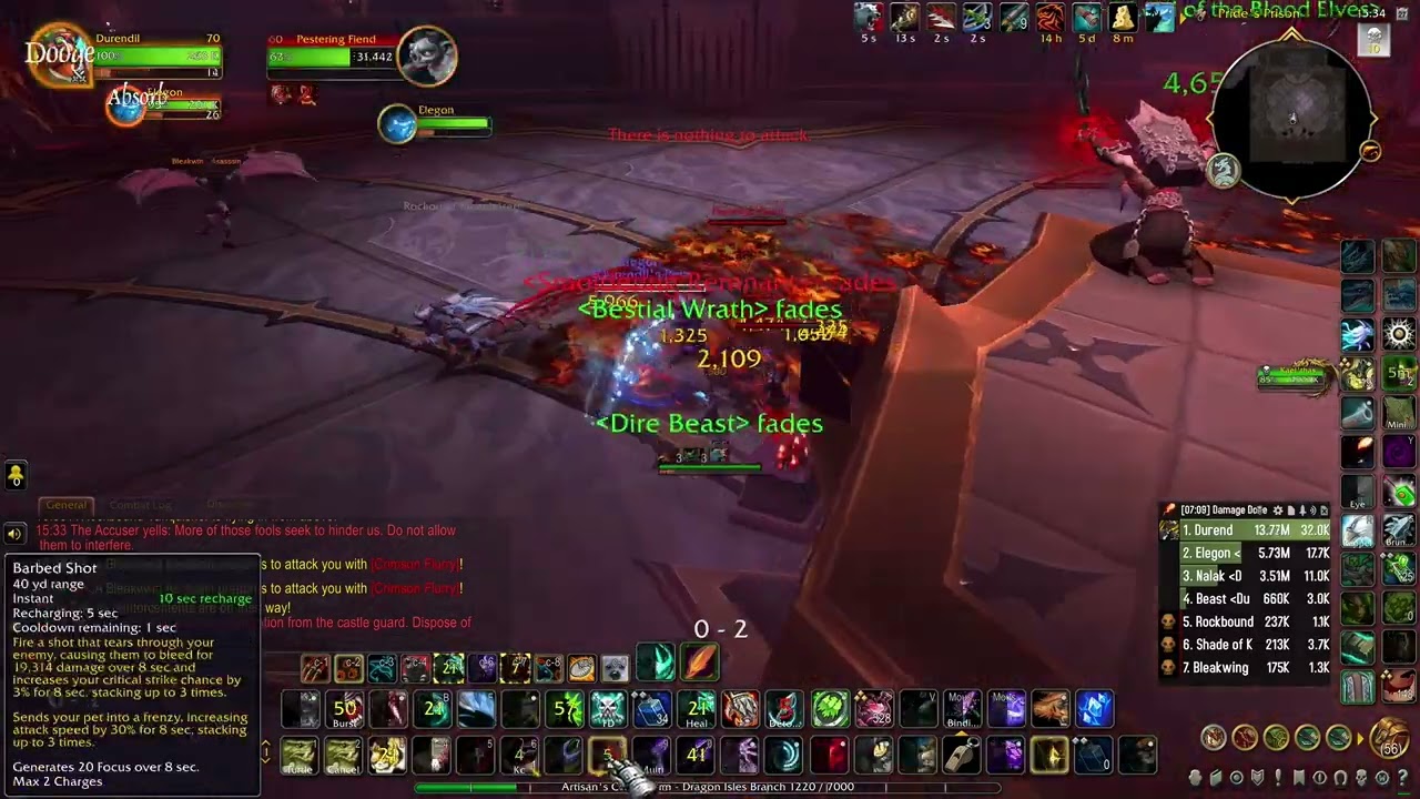 Hunter solo - Durendil vs Castle Nathria Heroic (10/10)