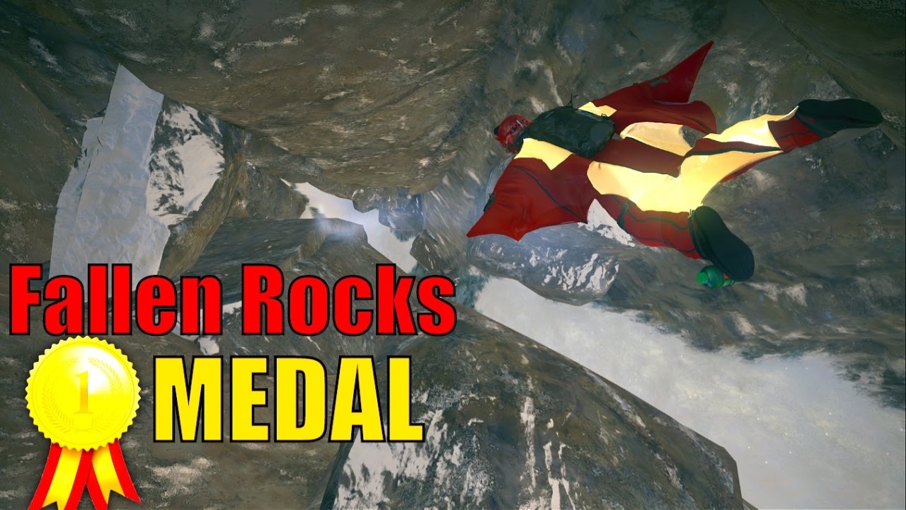 STEEP STEEP - Most Difficult Wingsuit Challenge [2] (Fallen Rocks) Gold medal