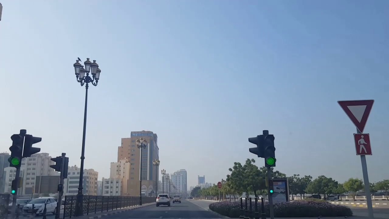 جولة في شاطيء عجمان وشاطيء الشارقة الجديد