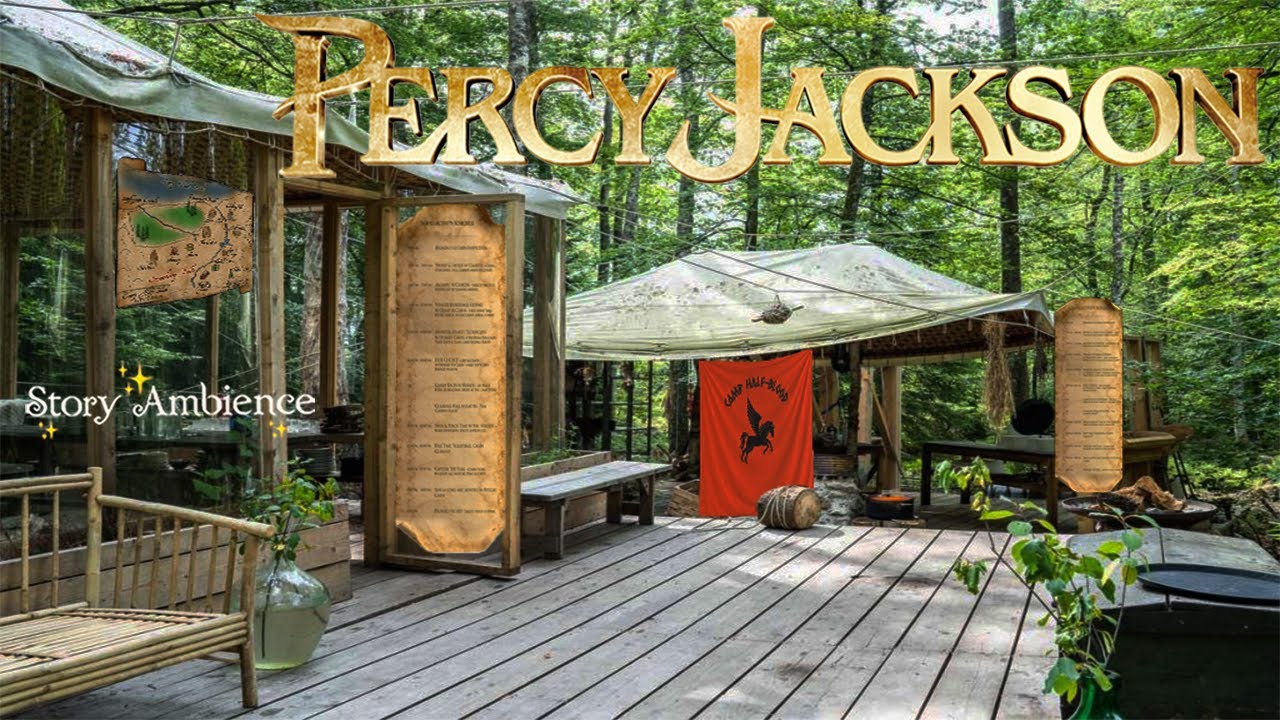 Camp HalfBlood Dining Pavilion🍳🌲Percy Jackson Ambience ASMR Shifting
