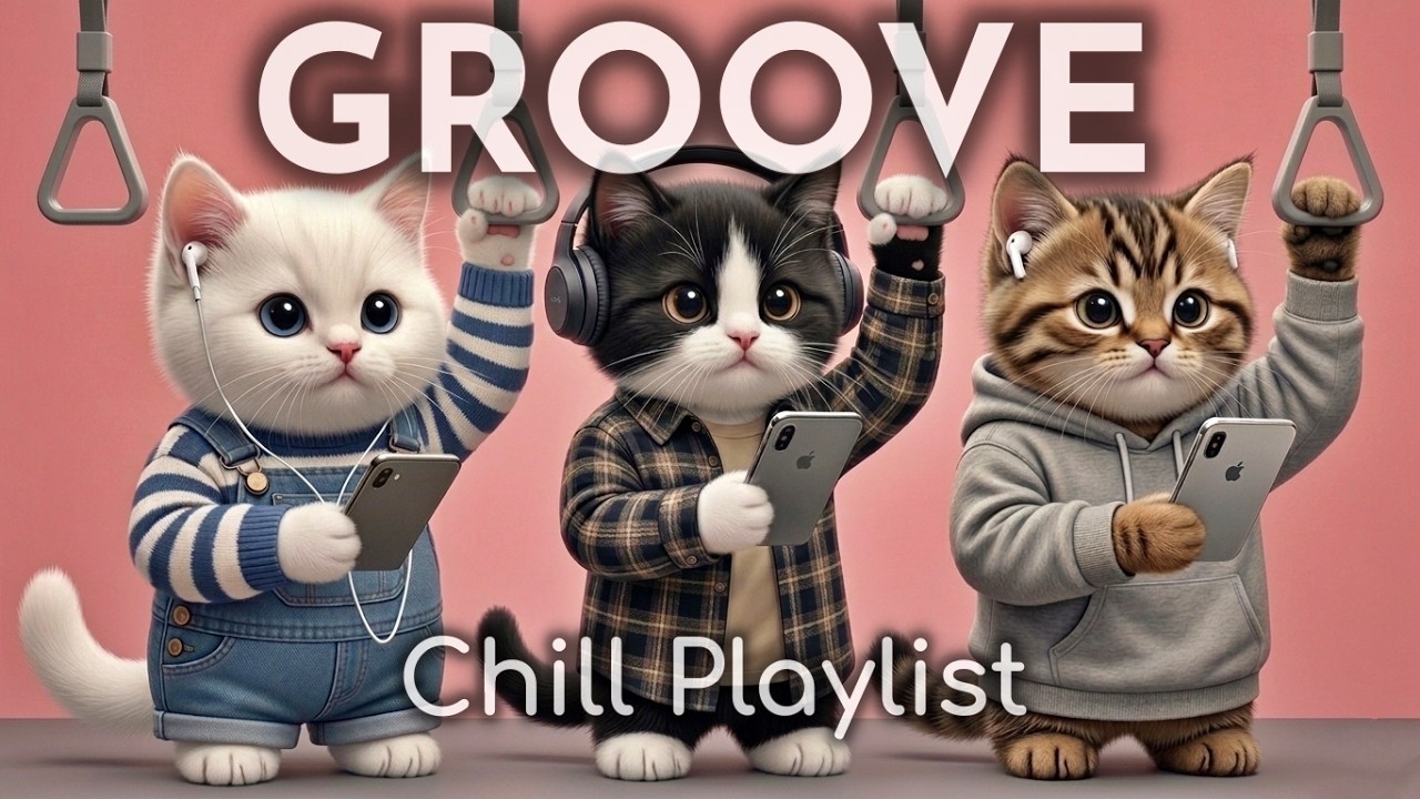 Chill Groovy Music for Commute & Work 🐾 | 이런 또 출근이라니 | Cafe, Office, Study