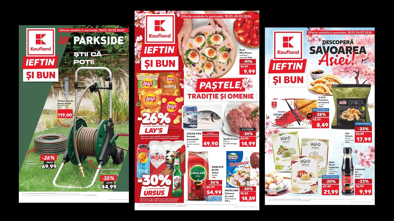 Catalog Kaufland 18 Martie - 24 Martie 2026 - Oferte Kaufland din 18.03.2026
