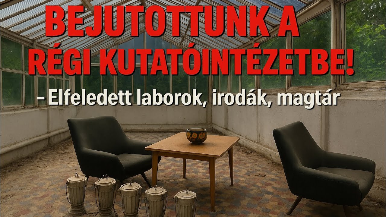 Bejutottunk egy régi kutatóintézetbe – laborok, irodák, magtár a múltból #urbex 