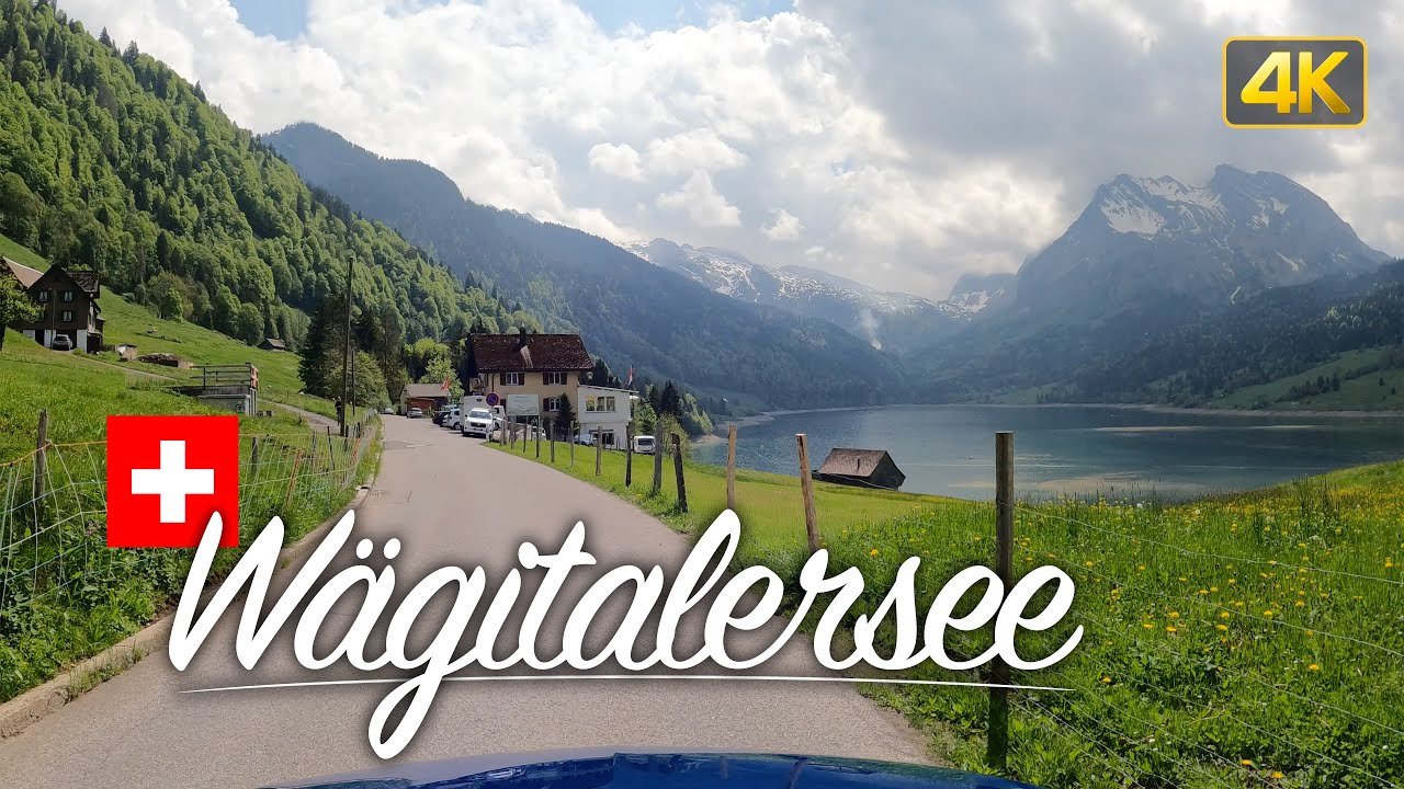 Wägitalersee, Switzerland🇨🇭 Driving from Rapperswil to Innerthal and around the Wägitalersee