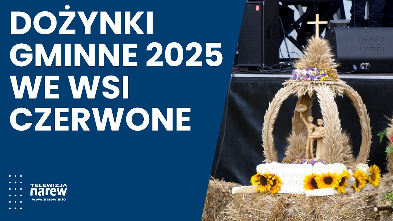 Dożynki Gminne 2025 we wsi Czerwone