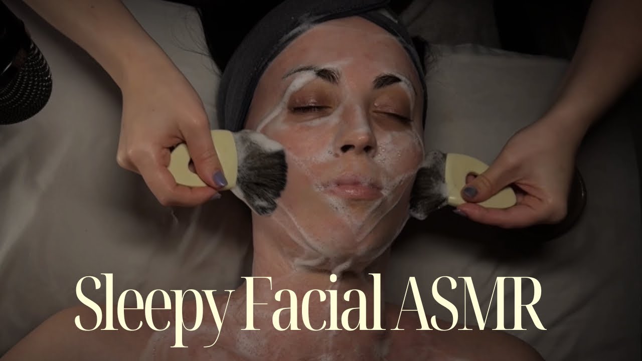 Fall Asleep to Facial ASMR & Sounds of Crickets🦗🌙 