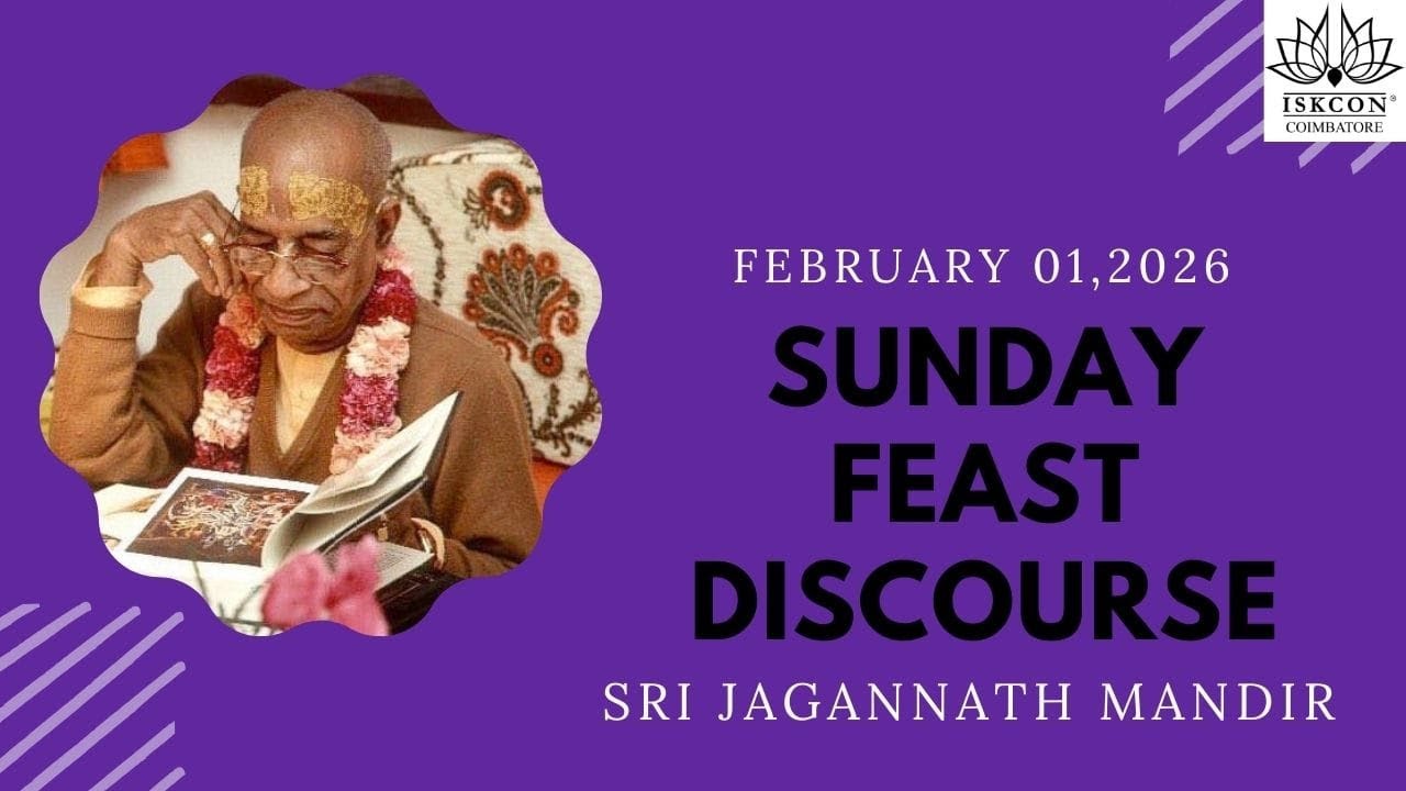 Sunday Feast Discourse  - H.G Srinivasa Hari Das - 01-02-2026