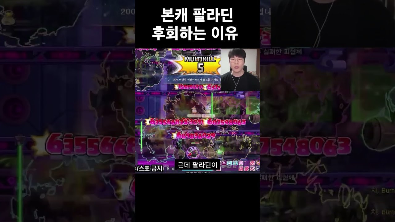 [메이플] 본캐 팔라딘 후회하는 이유