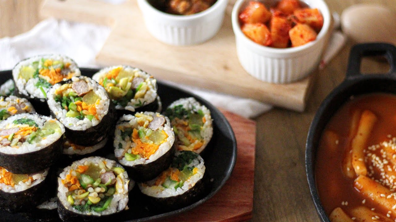 korean kimbap  🥢الكيمباب الكوري