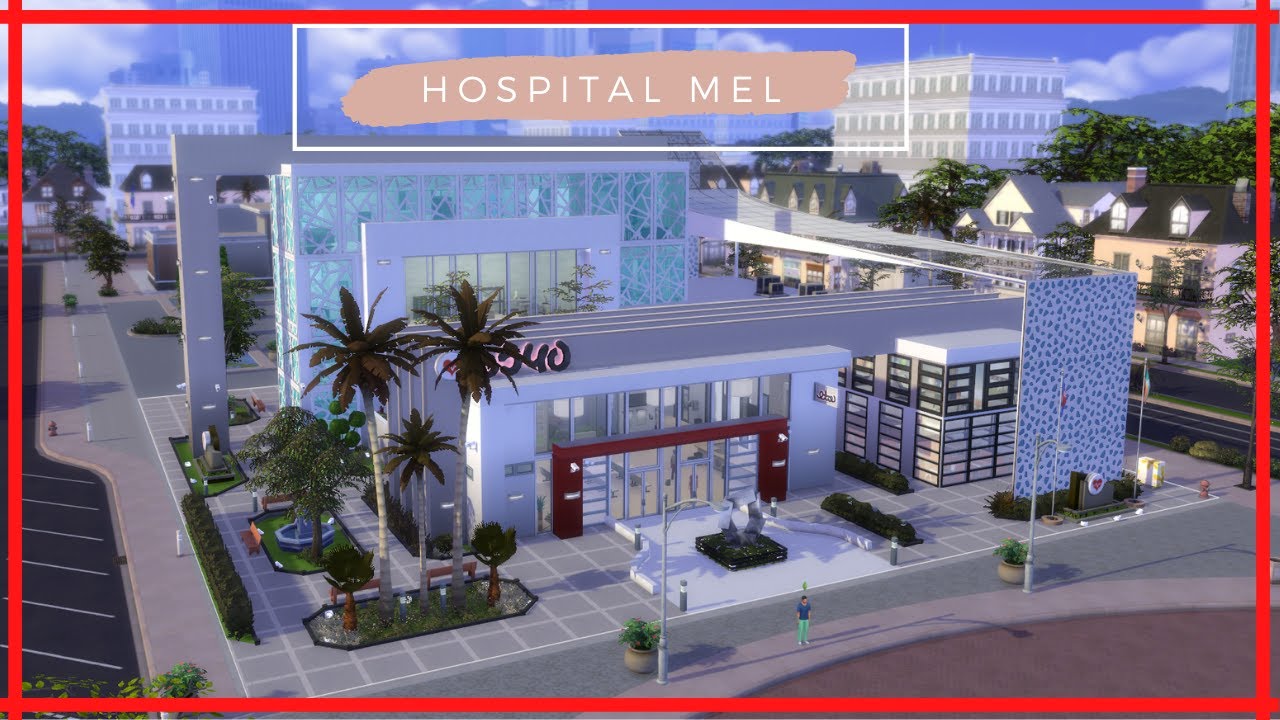 Hospital Mel 🏥 prte 1 // The Sims 4 // Speed Build - No CC