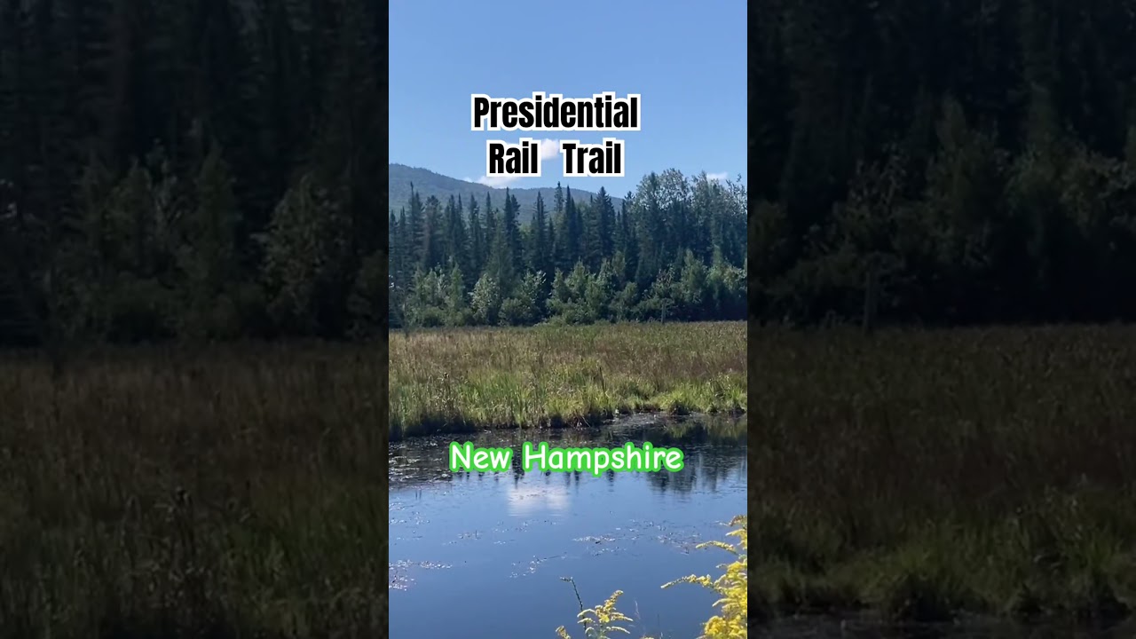 Presidential Rail Trail New Hampshire #mountains #newhampshire #adventure #bikeride #trail #amazing