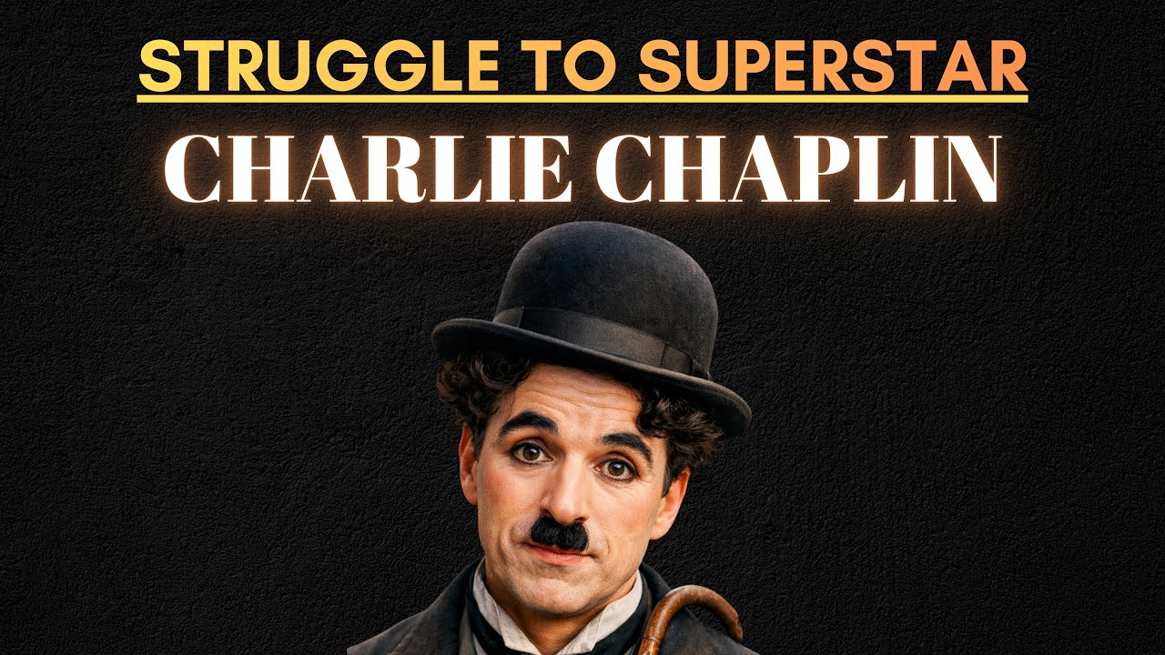 Learn English with Shadowing, MCQs & Vocabulary | Charlie Chaplin’s Inspiring Life Story |