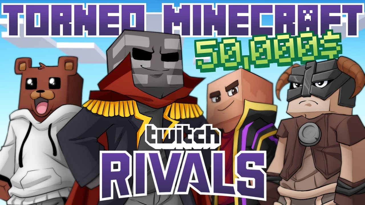 TORNEO DE MINECRAFT PvE DE 50,000$! Twitch Rivals