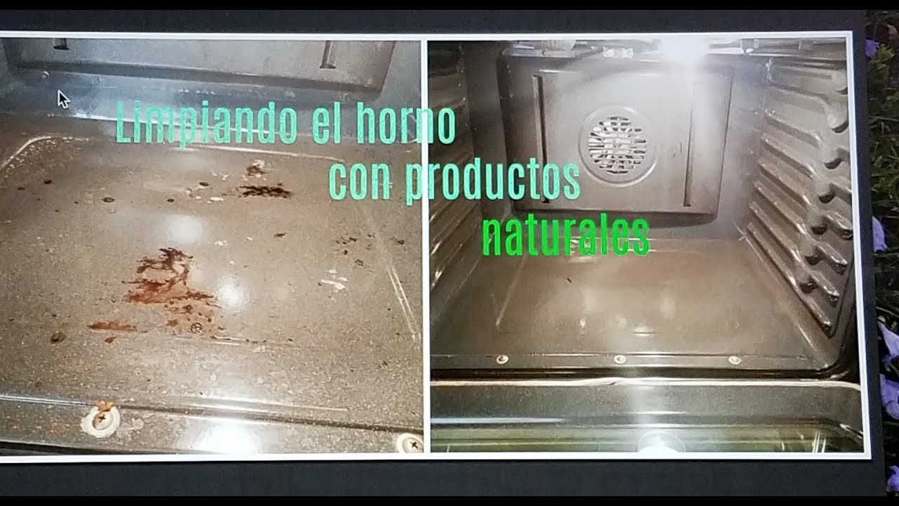 Limpiando el horno con limon / quedo super limpio, no vuelvo a usar quimicos.