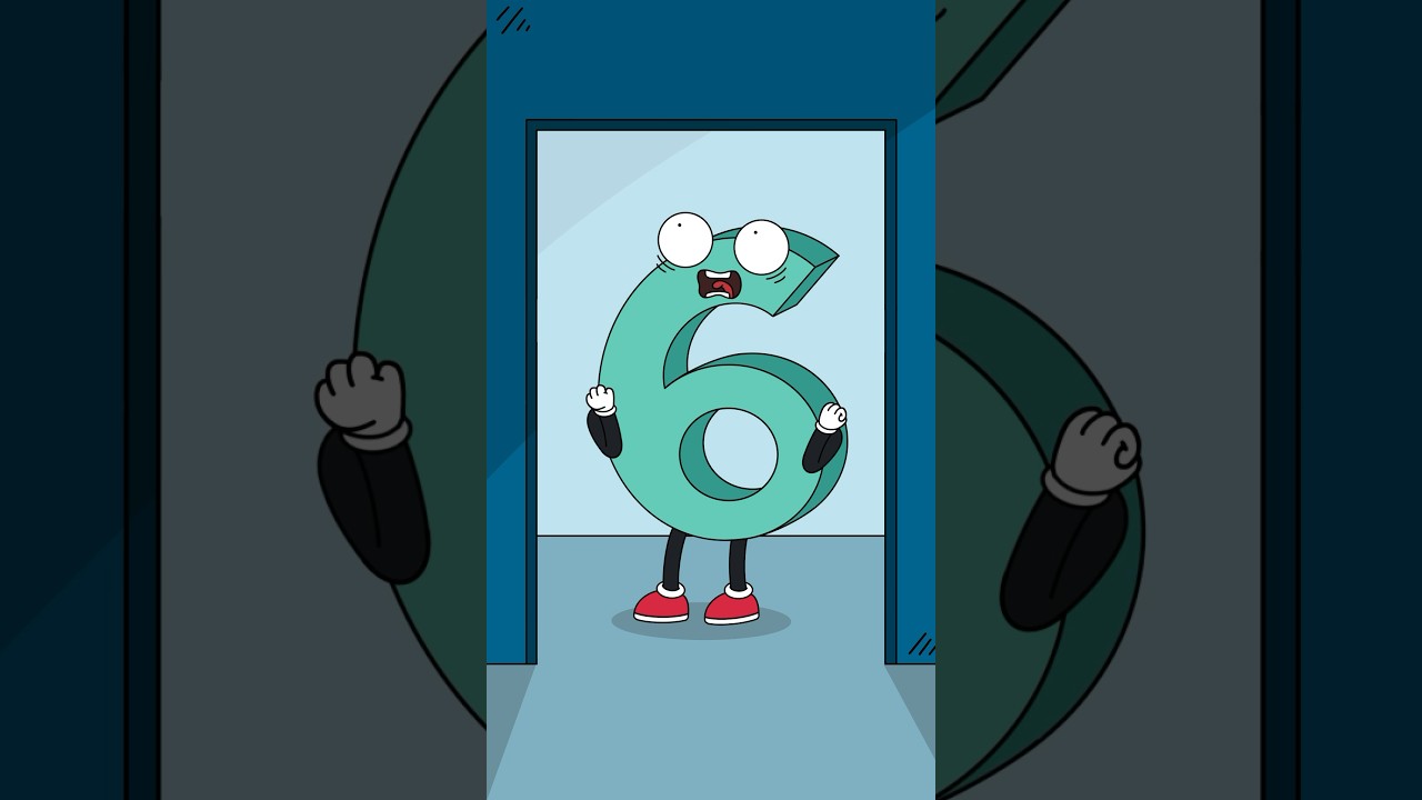 Why was 6 afraid of 7?&hellip; (animation meme) #shorts