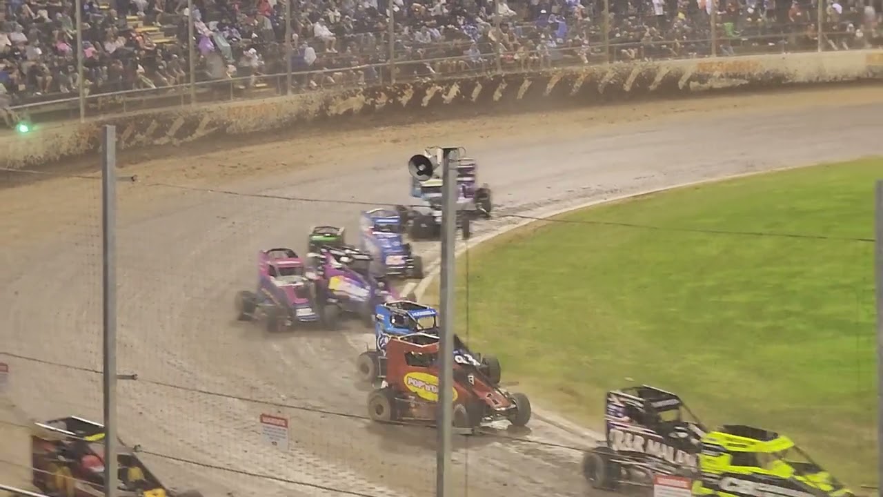 96 Lap Midget A Main Western Springs Speedway 22.03.25