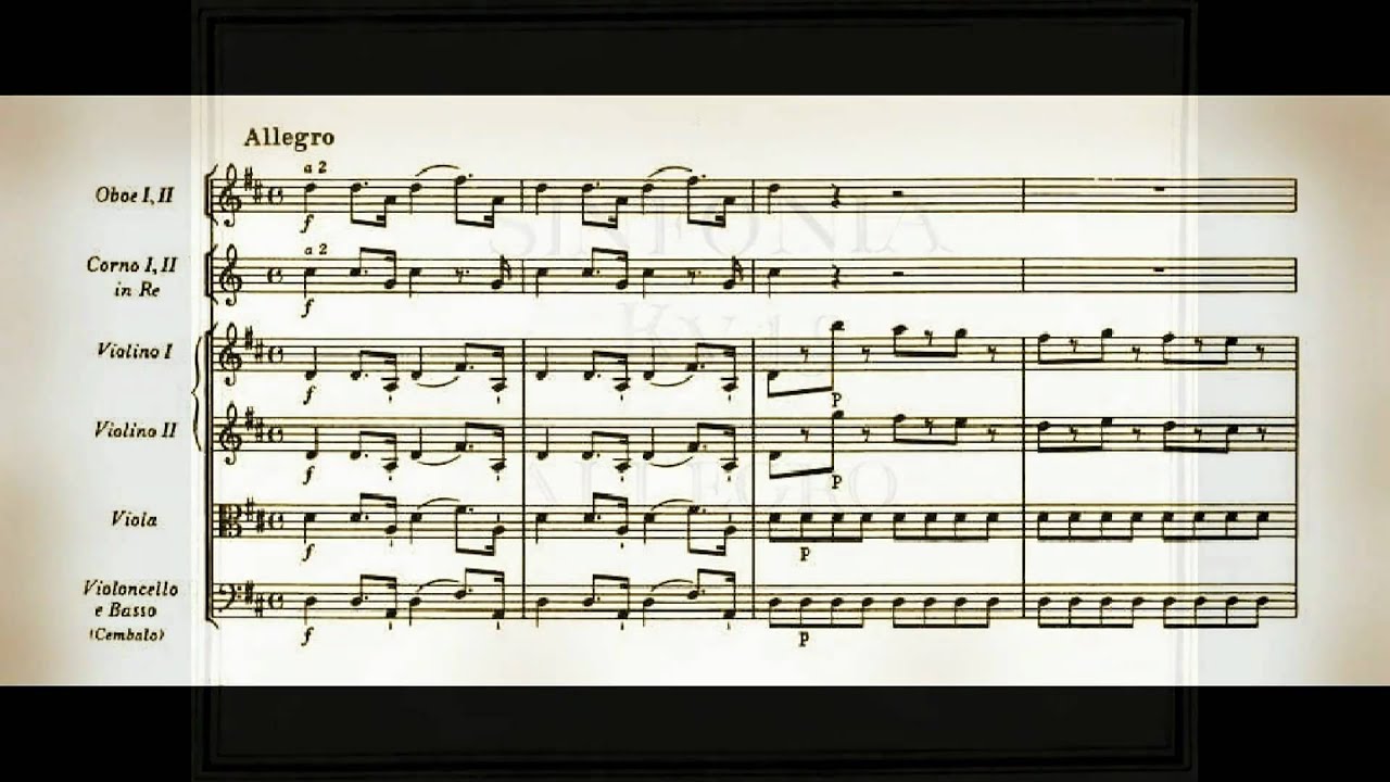 Mozart : Sinfonia n.4 in Re maggiore KV19