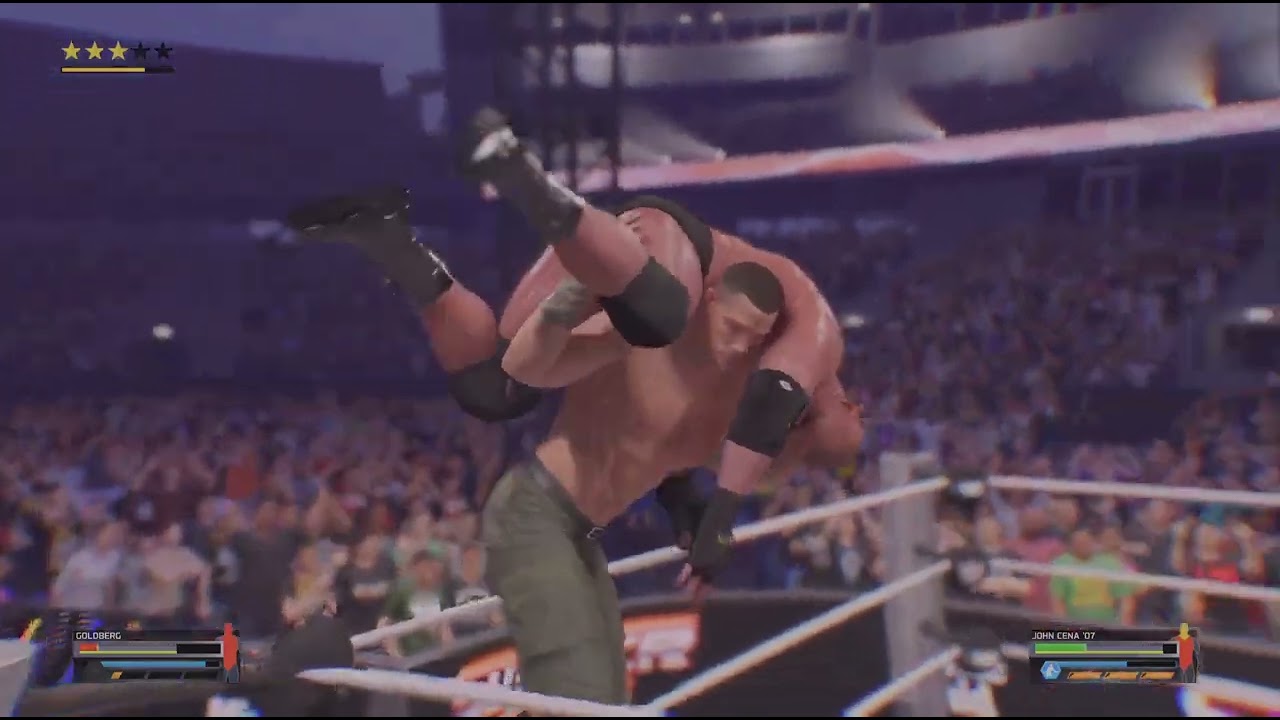 Super Cena Is Back!!! John Cena Vs Walmart Golberg