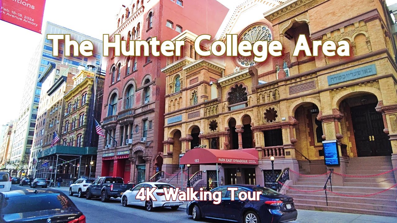 【4K】𝐖𝐀𝐋𝐊 🇺🇸 The Hunter College Area in NYC