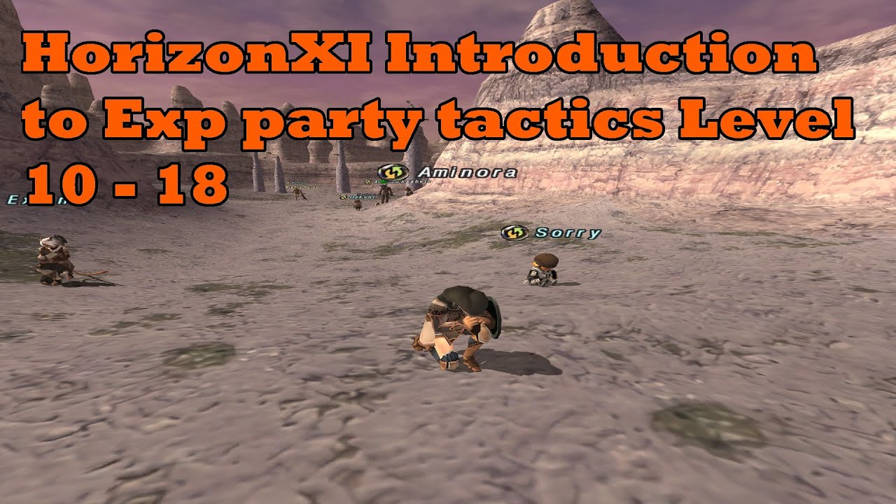 HorizonXI -  Parties Introduction to early game Exp Parties and basic strategies.
