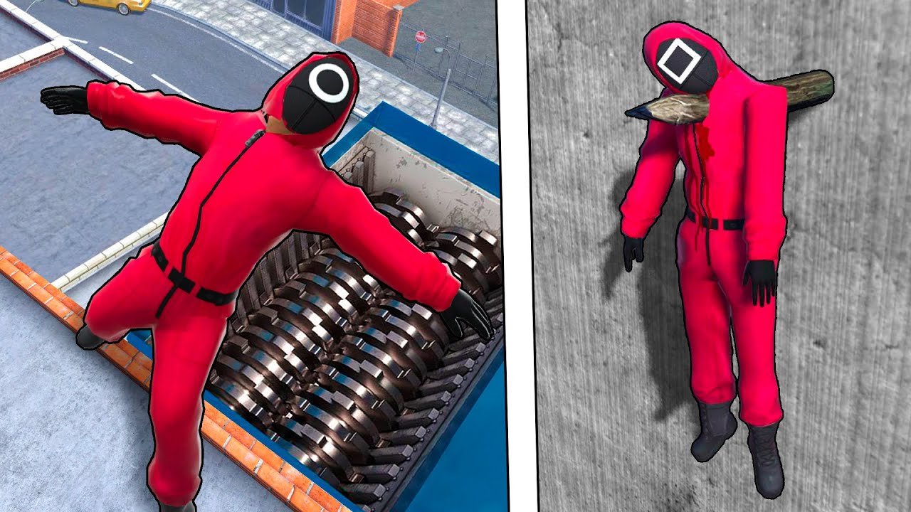 Squid Game Euphoria Ragdoll Physics | Compilation #213