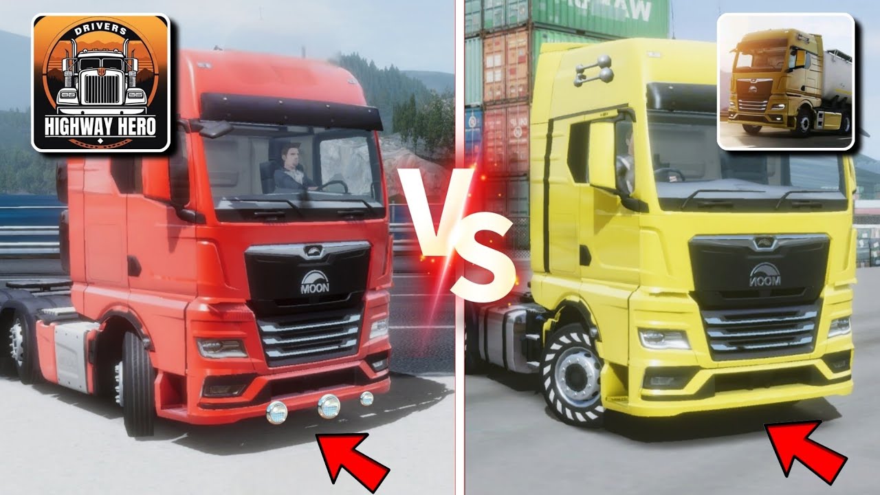 BEST COMPARISON - 🥶Truckers Of Europe 3 VS Drivers Highway Hero - Truck Games
