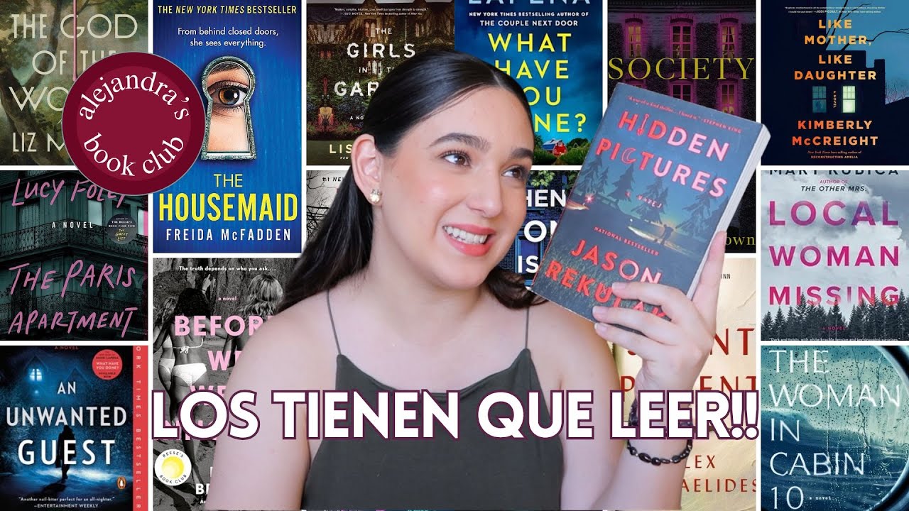 20 DE LOS MEJORES THRILLERS QUE HE LEÍDO!! ¿CUÁLES SON COPIAS DE CUALES? #AlejandrasBookClub