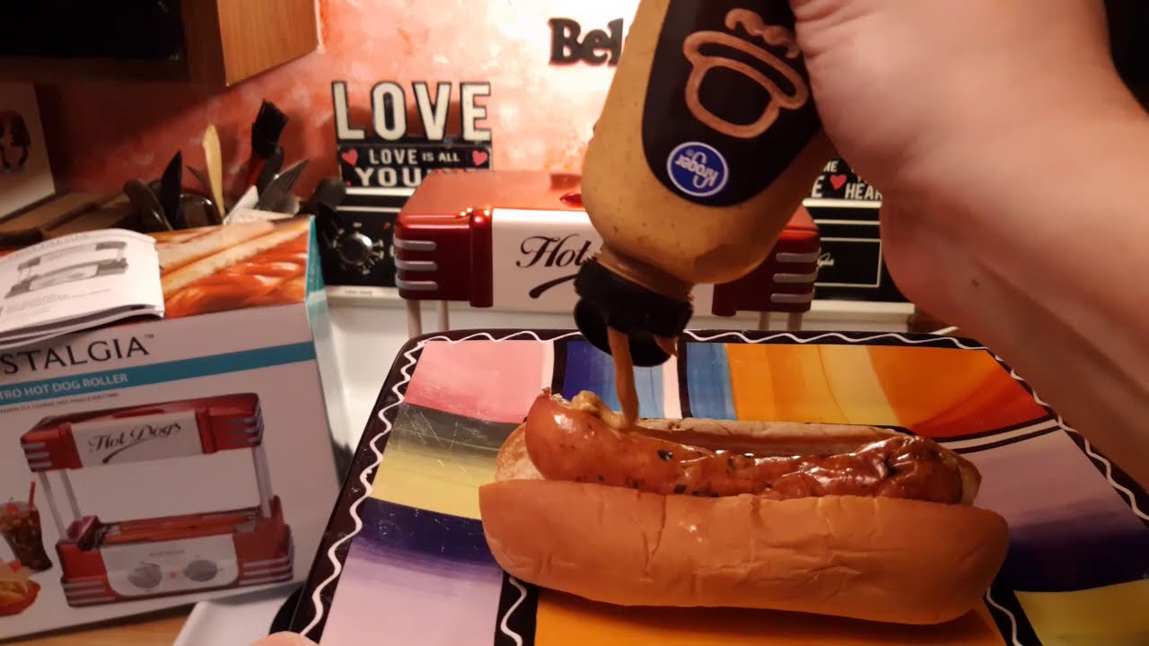 How To Cook A Hot Dog With Nostalgia Hot Dog Roller 2019