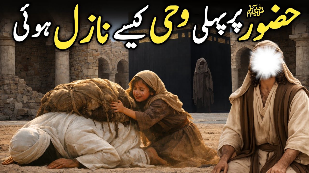 Hazrat Muhammad saw Par Pehli Wahi | First revelation to Prophet Muhammad | Seerat un Nabi K Waqiyat