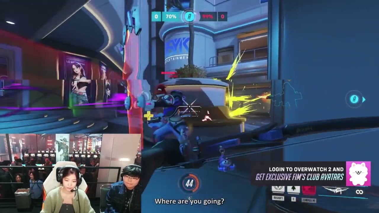 Kazuha Overwatch Highlights Blizzcon Stream [ENG SUB]