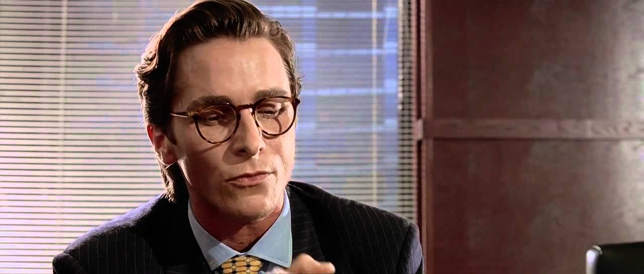 American Psycho - Business Card scene [HD - 720p]