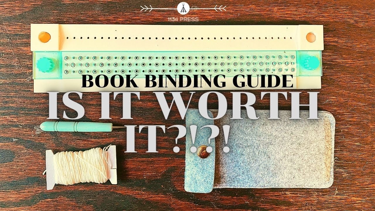 Review of We R Memory Keepers Book Binding Guide | how to make a Japanese stab bound sketchbook