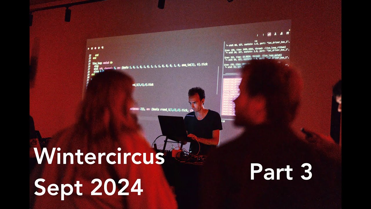 Algorave - Live at Wintercircus (Gent BE) PART 3